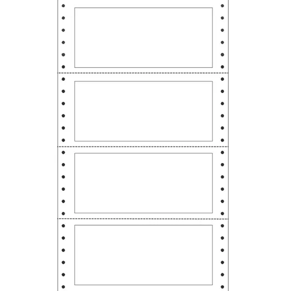 1x Scatola 400 etichette adesive in modulo 140x60mm TT951 per passaggi proprietA'