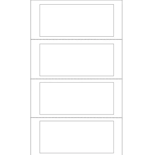1x Scatola 400 etichette adesive in modulo 140x60mm TT951-2 per passaggi proprietA'
