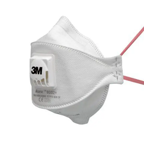 1x Scatola 10 mascherine 3M Aura 9332+ FFP3 con valvola