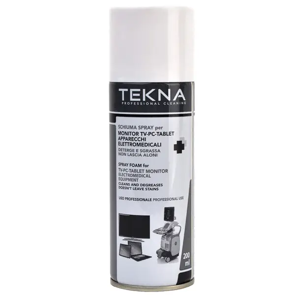 1x Schiuma spray per monitor- pc - tablet - tv - 200ml Tekna