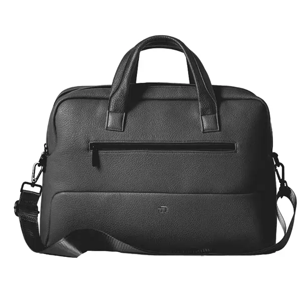1x Borsa c/manici Gate Trended ecopelle dim. 41x30x15cm nero InTempo