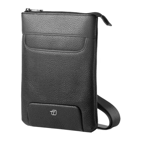 1x City bag piccola Gate Trended ecopelle dim. 20x26x2cm nero InTempo