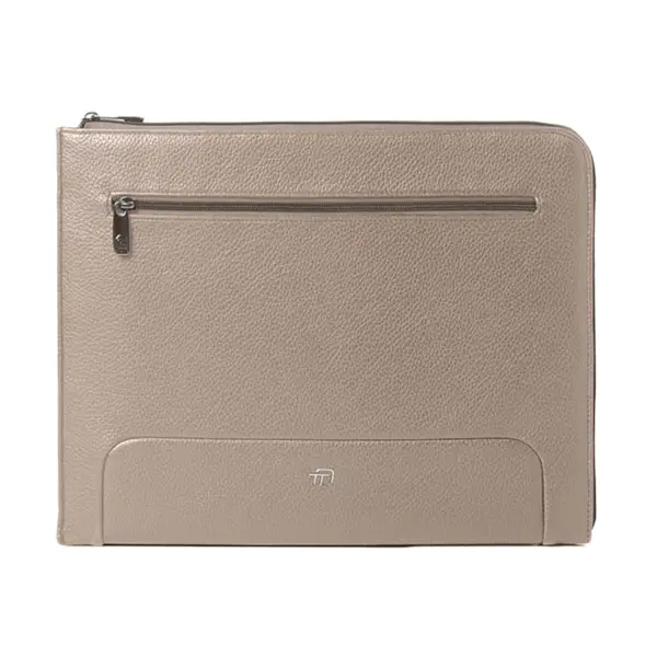 1x Office bag Gate Trended ecopelle dim. 20x26x2cm ghiaccio InTempo