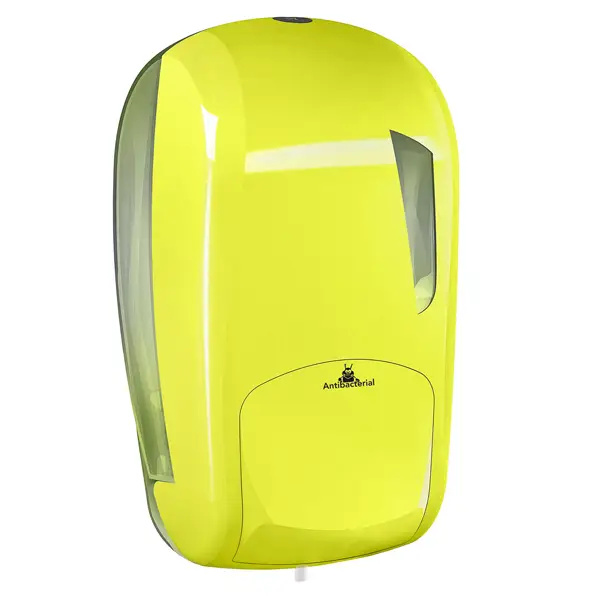 1x Dispenser sapone liquido a riempimento Skin 1 L giallo fluo