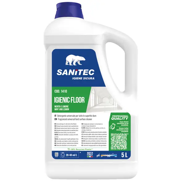 1x Detergente Igienic Floor menta e limone 5Lt Sanitec