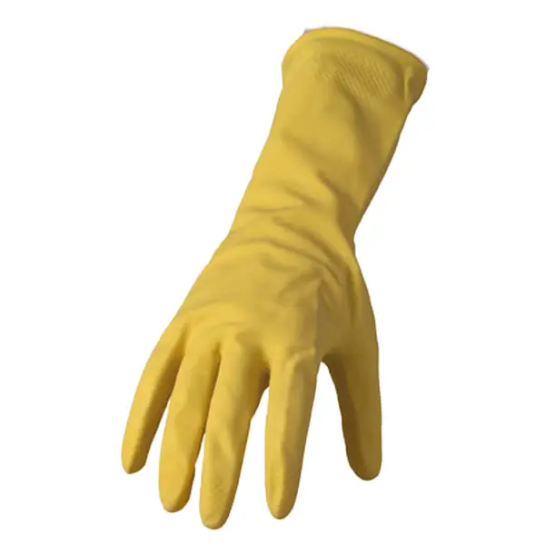 1x Coppia di guanti in lattice felpato R90 tg. XL Giallo Reflexx