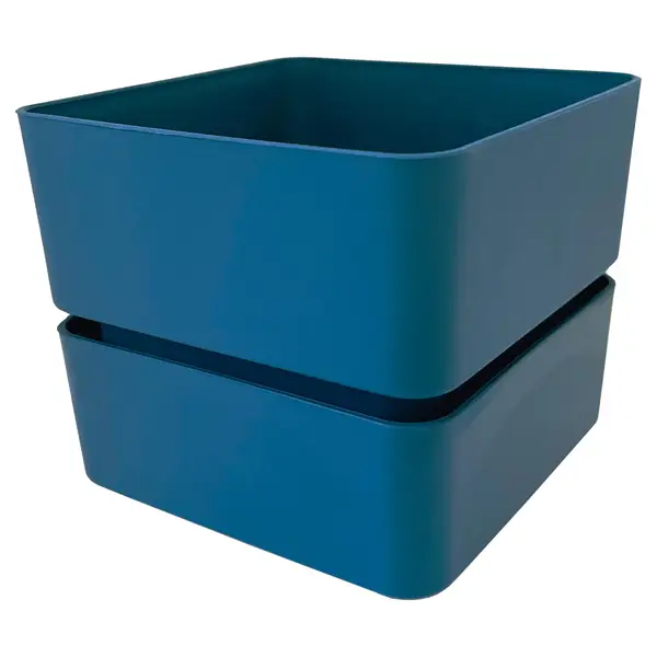 1x Vaso Veleta 0.75lt blu denim TeraPlast