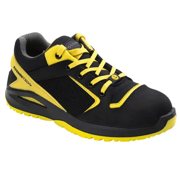 1x Calzatura di sicurezza S1P Olimpya nero/giallo N 39 Rossini
