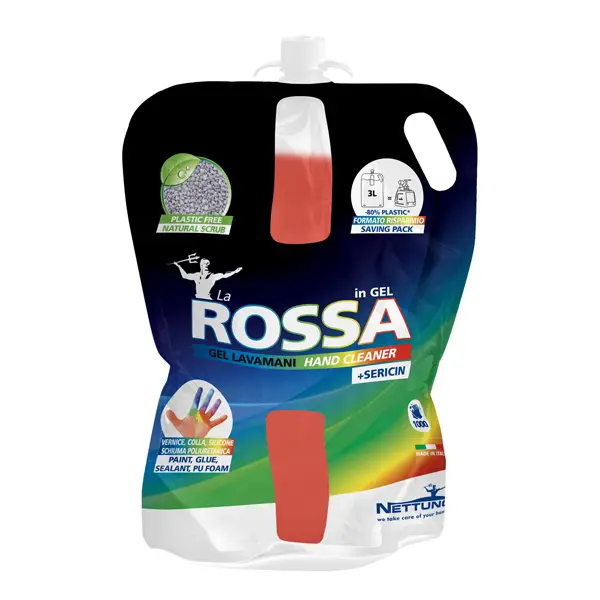 1x Gel lavamani La rossa in Gel T-Bag Ricarica da 3000 ml per T-Duck