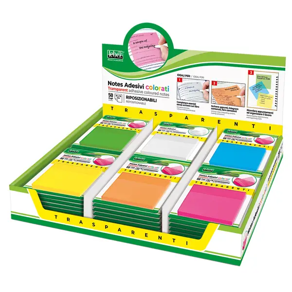 1x Box memo stick expo 72 pz assortiti