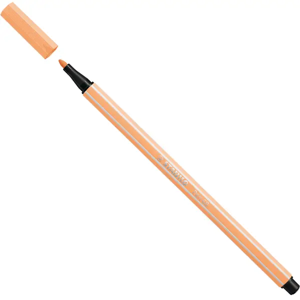 10x Pennarello Stabilo Pen 68/25 arancione pastello