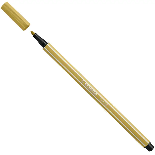 10x Pennarello Stabilo Pen 68/66 cachi