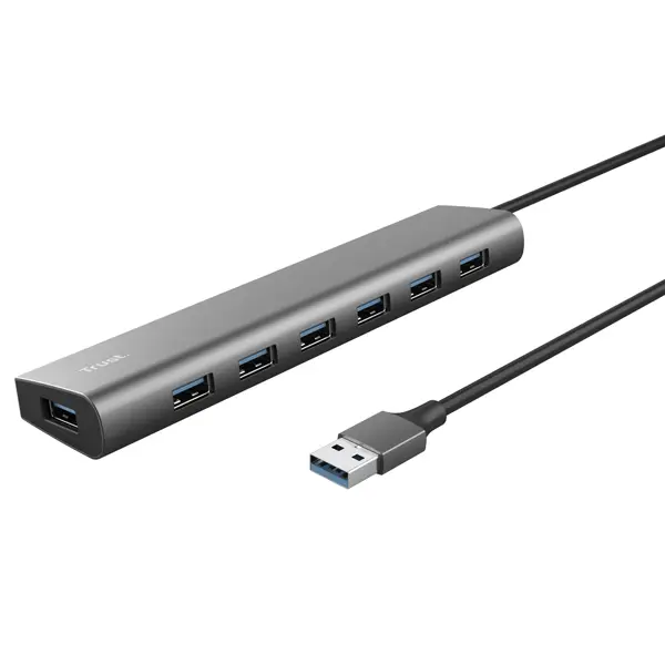 1x Hub a 7 porte USB 3.2 Gen 1 Halyx_Trust