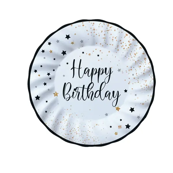 1x 8 piatti D20cm Happy Birthday Big Party
