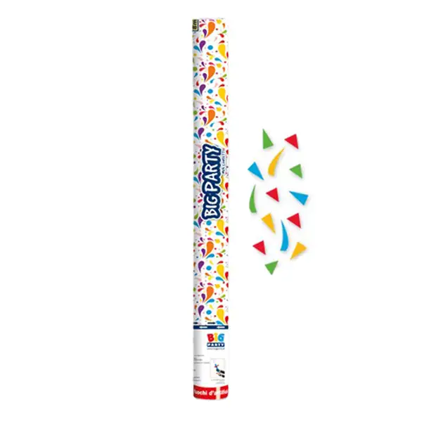 12x Sparacoriandoli Cannon colori assortiti gittata 20mt Big Party