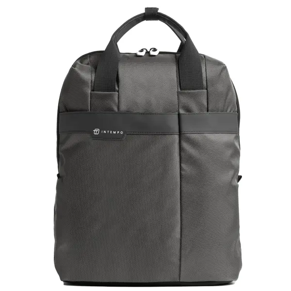 1x Zaino Job dim. 31x45x15cm tessuto tecnico antracite INTEMPO