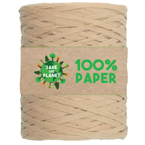 1x Rafia in carta 100mt colore beige 32 Brizzolari