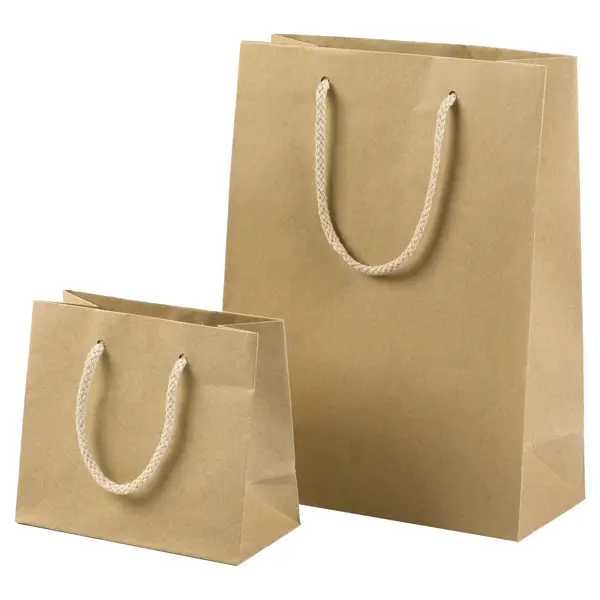 1x 12 shopper carta kraft 27x37+12cm avana