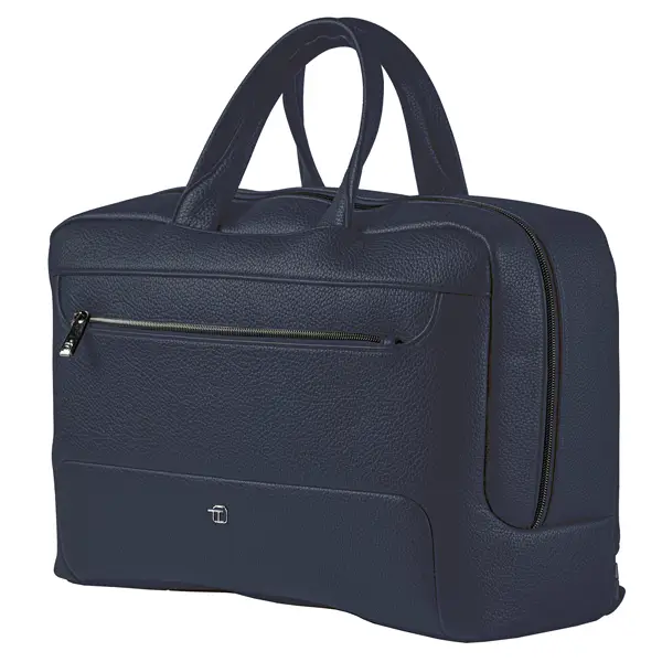 1x Bi-Bag Gate Trended ecopelle dim. 42x28x14cm blu InTempo