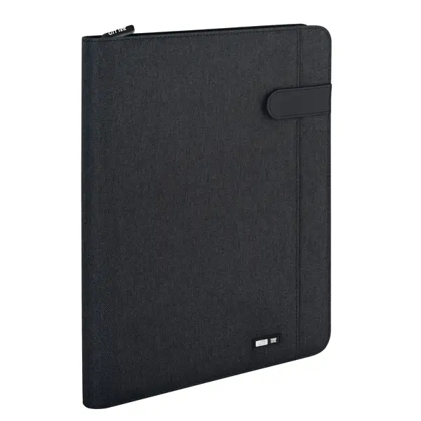 1x Portablocco Flap tessuto tecnico f.to A4 nero City Time