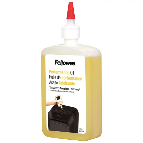 1x Olio lubrificante per Distruggidocumenti 350ML Fellowes