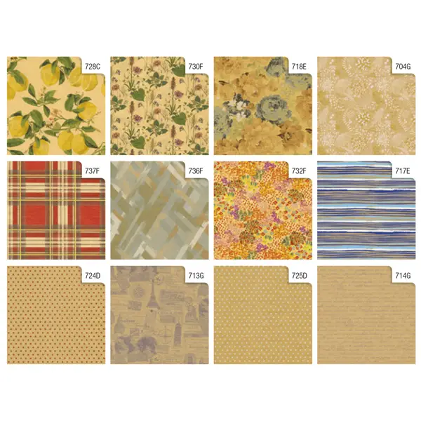 50x Rotolo carta regalo Kraft 70X200cm Rex Sadoch