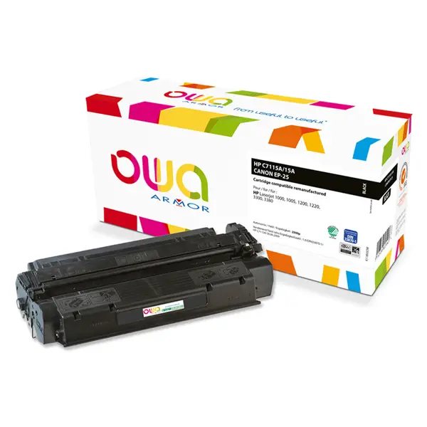 1x TONER NERO ARMOR PER HP LASERJET 1200, 1220, 1000W, 1005W, 3300, 3380
