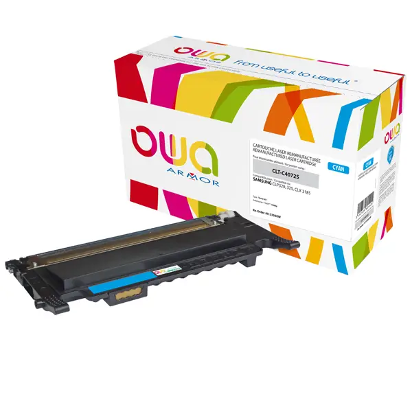 1x TONER CIANO PER SAMSUNG CLP320 325