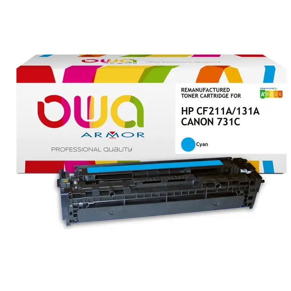 1x Toner Ciano Armor per HP Clj Pro200 M251, M276