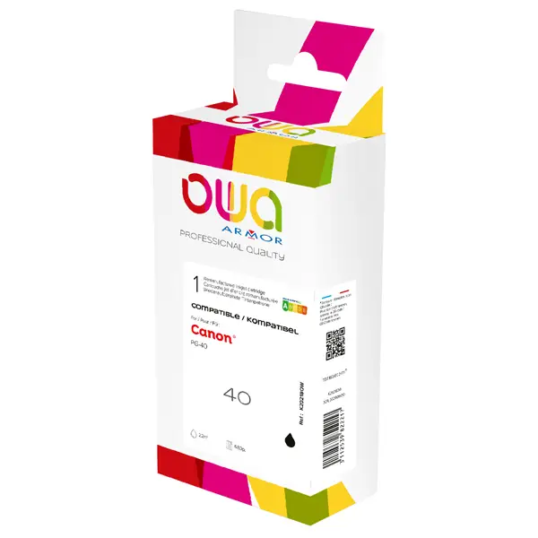 1x Armor Cartuccia Nero PER CANON PIXMA IP1200, IP1300, IP1700, IP2200, IP2500