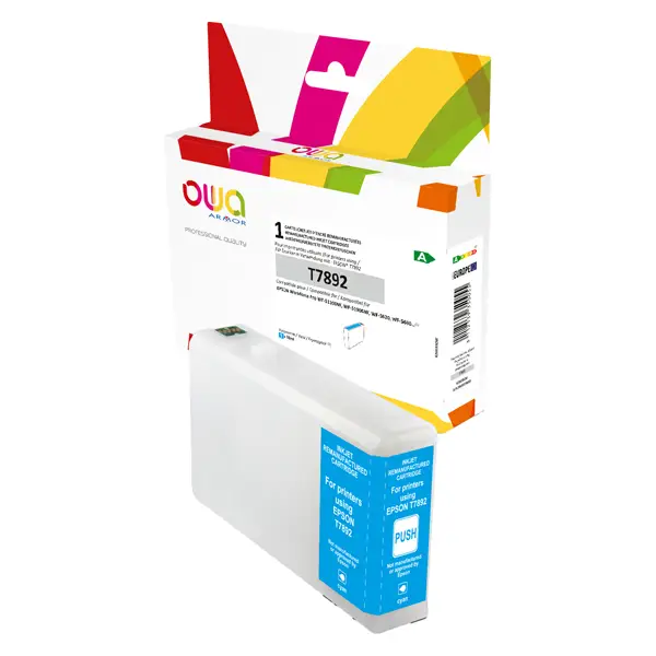 1x Armor Cartuccia Compatibile Ciano per Epson T7892