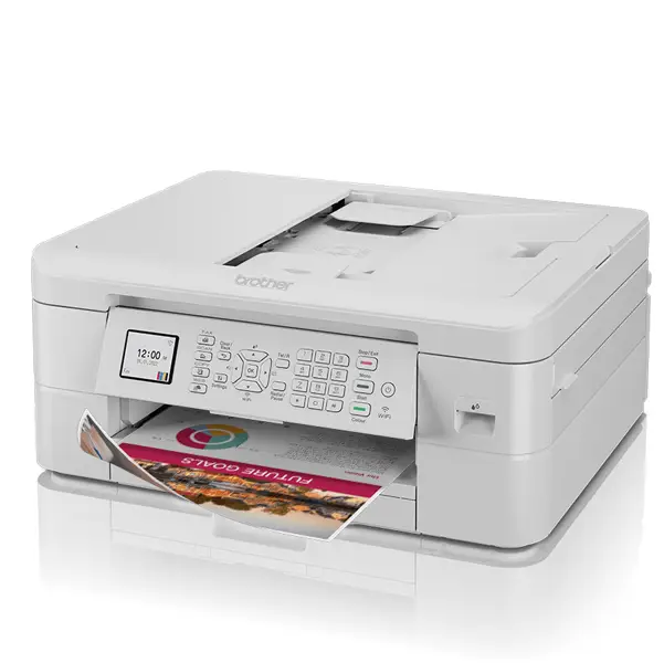 1x Brother Multifunzione a colori a piano fisso con ADF. LCD a colori. fronte-retro