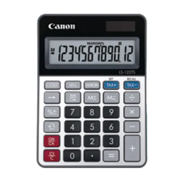 1x Canon Calcolatrice LS-122TS DBL EMEA GRIGIO