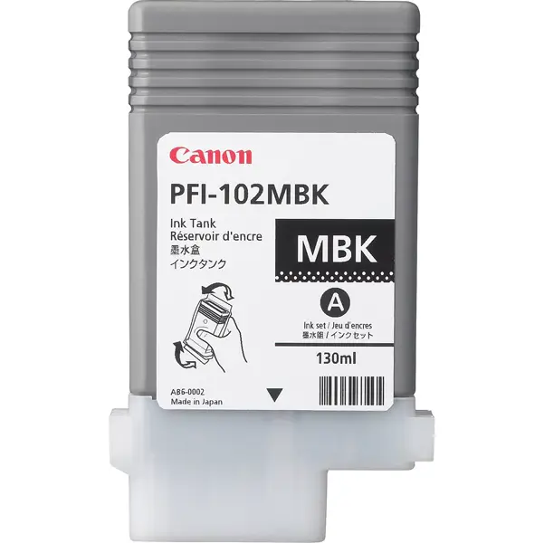 1x REFILL OPACO NERO MATTE PFI-102MBK IPF500/600/700