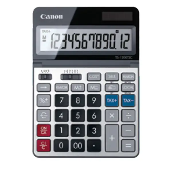 1x Canon Calcolatrice TS-1200TSC DBL EMEA GRIGIO