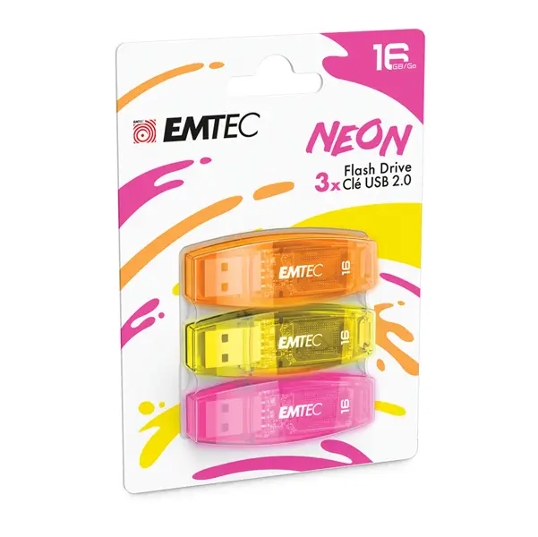 1x  MEMORIA USB2.0 C410 16GB 3PZ NEON