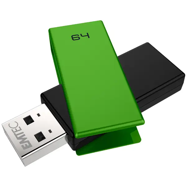 1x MEMORIA USB 2.0 C350 64GB VERDE