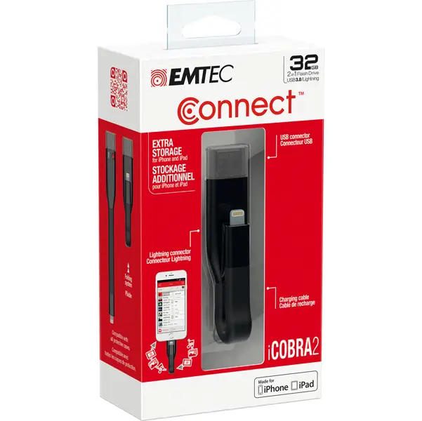 1x MEMORIA USB 3.0 LIGTHTNING CHARG T500 BL 32GB