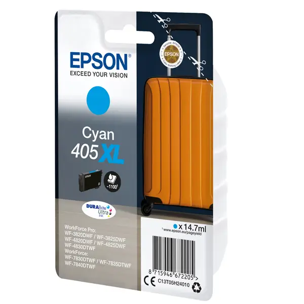 1x Cartucce di inchiostro Epson Ciano serie 405XL