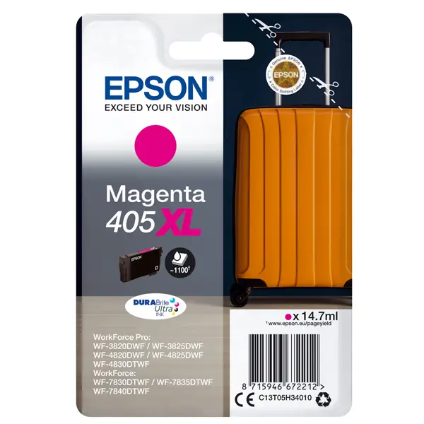 1x Cartucce di inchiostro Epson Magenta serie 405XL