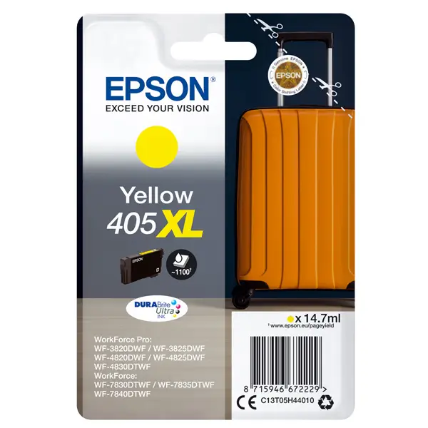 1x Cartucce di inchiostro Epson Giallo serie 405XL
