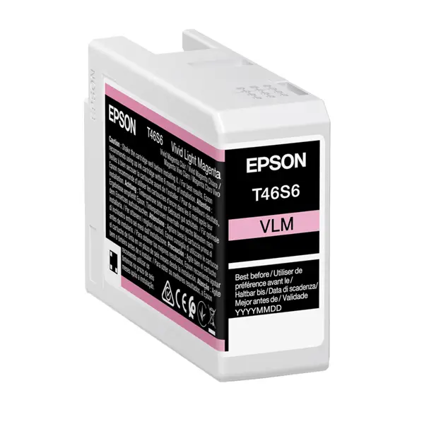 1x Epson Cartuccia Vivid Magenta T46S6 per UltraChrome Pro 10 _25ml