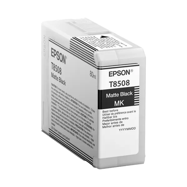 1x Epson Cartuccia Nero Matte T85080N per UltraChrome HD _80ml