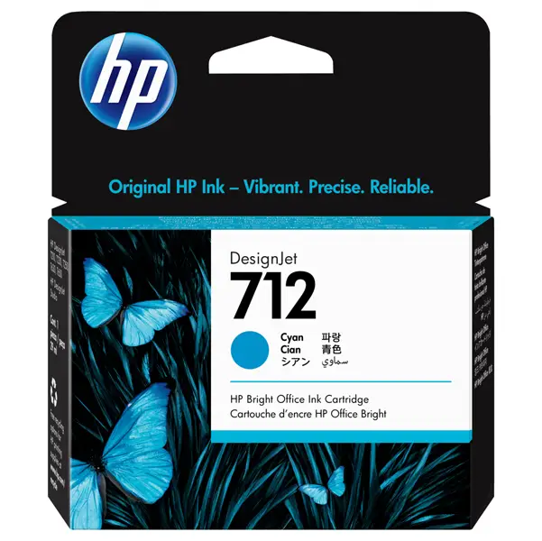 1x Cartuccia Inchiostro Ciano HP Designjet 712 29-ml