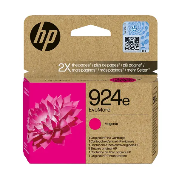 1x Hp Cartuccia Ink Magenta_ 924e EvoMore_800 pag
