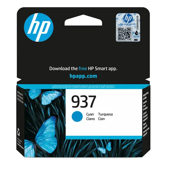 1x Hp Cartuccia ink 937 Ciano