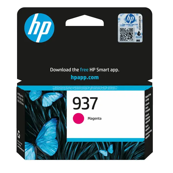 1x Hp Cartuccia ink 937 Magenta