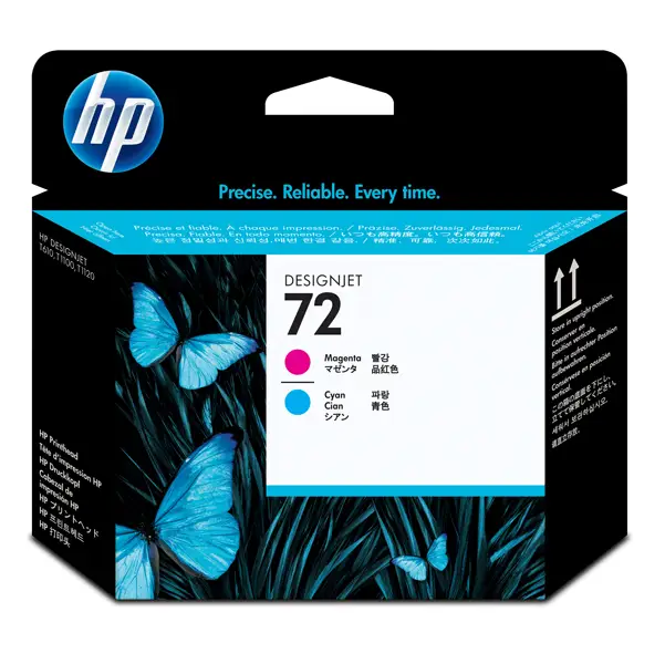 1x TESTINA DI STAMPA HP 72 MAGENTA/CIANO