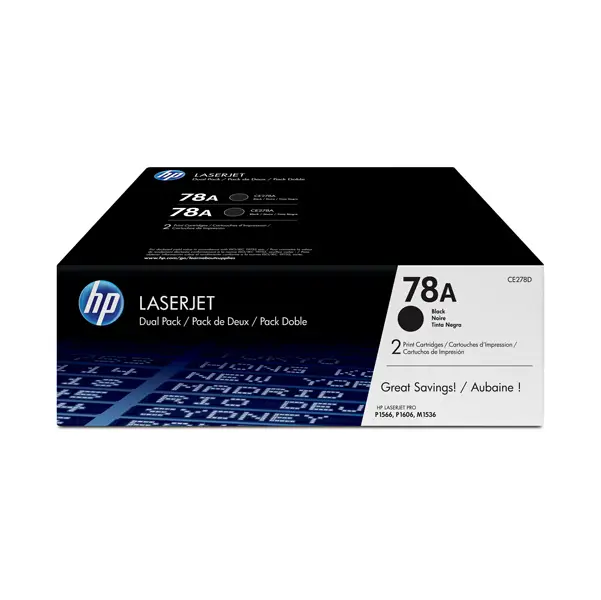 1x SCATOLA 2 CARTUCCE DI STAMPA HP LASERJET NR. 78A