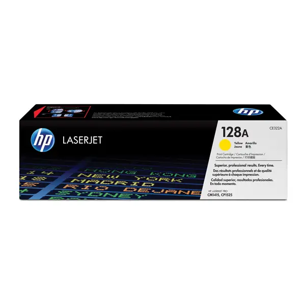 1x CARTUCCIA DI STAMPA 128A GIALLO HP CP125 CM1415
